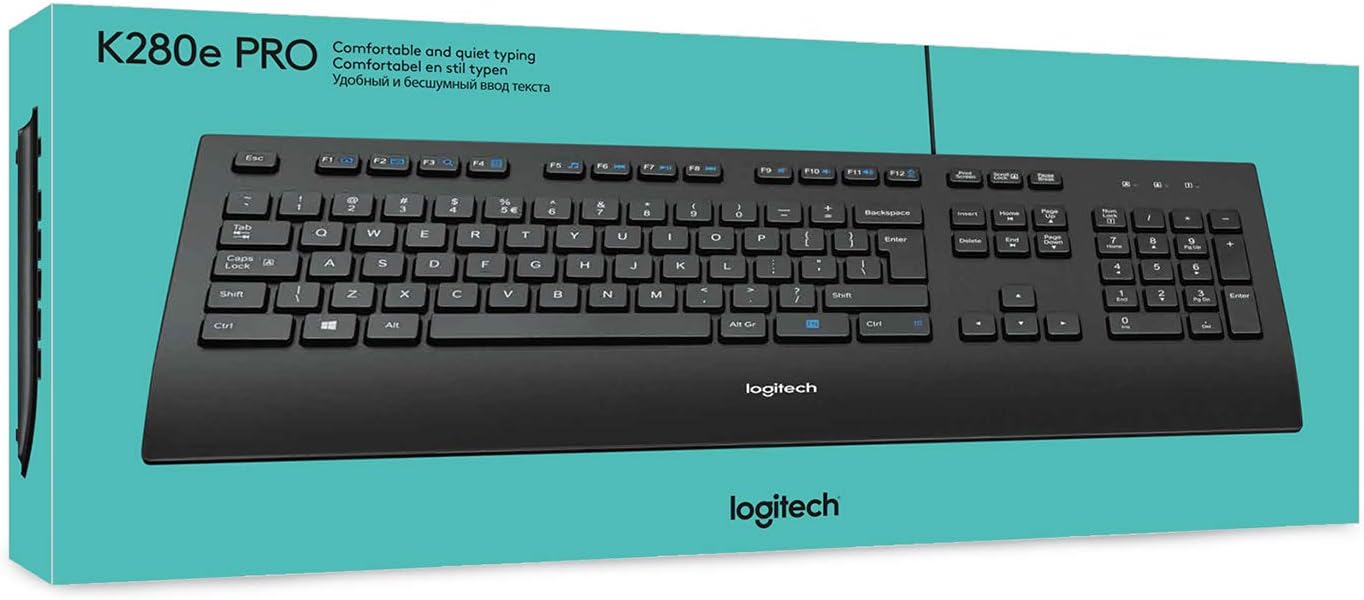 La boîte du Clavier Logitech K280e Pro Business